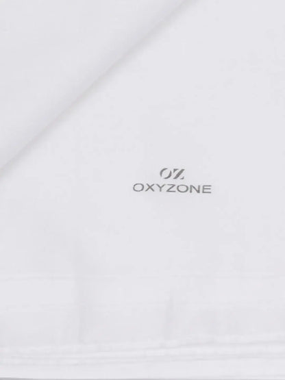 Akio White Ribbed Oxyzone