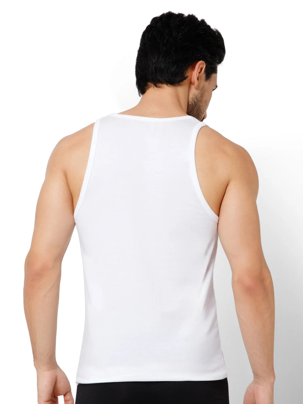 PIMA/MODAL VEST ROUND NECK