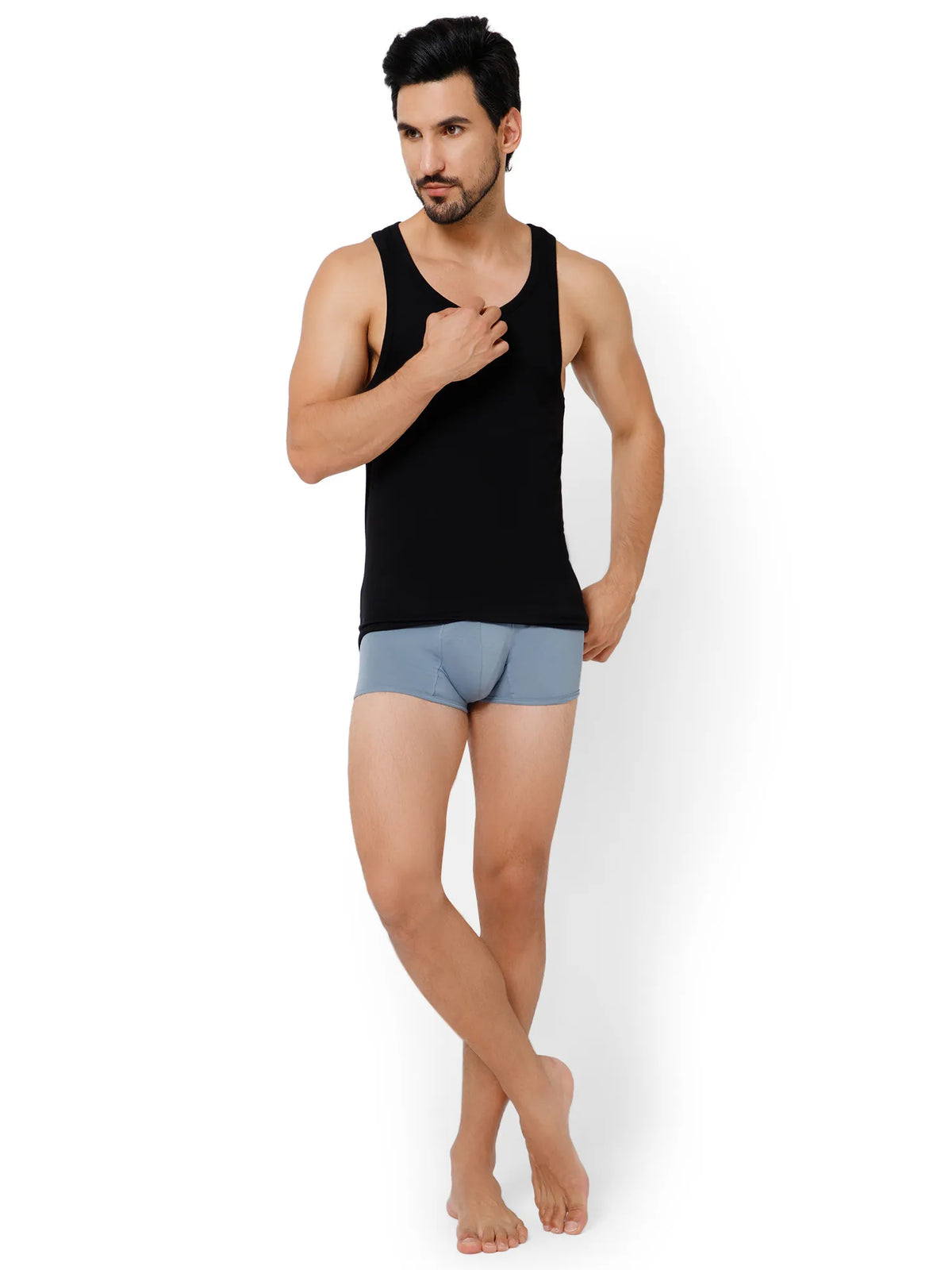 SUPIMA VEST ROUND NECK