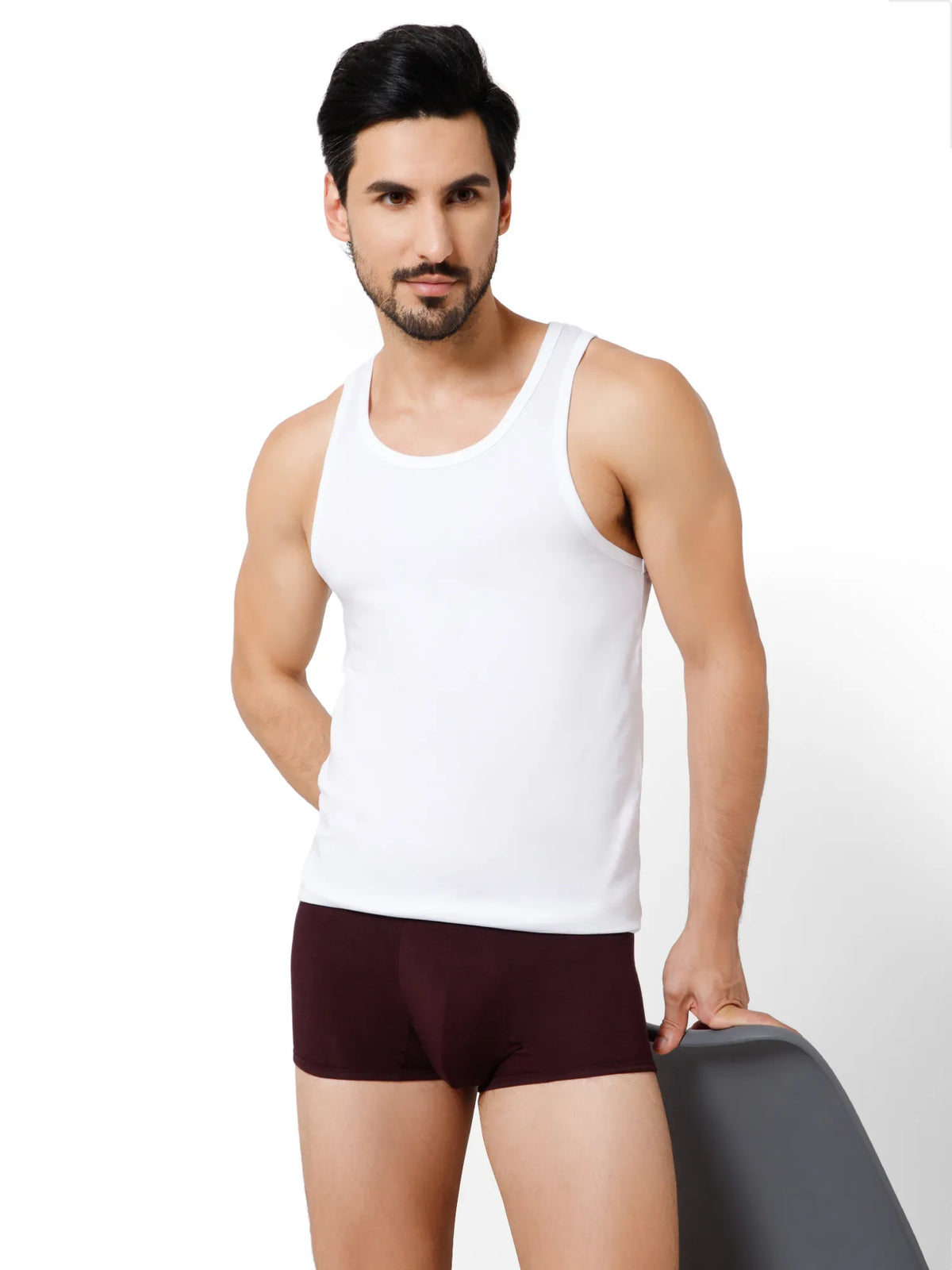 SUPIMA VEST ROUND NECK