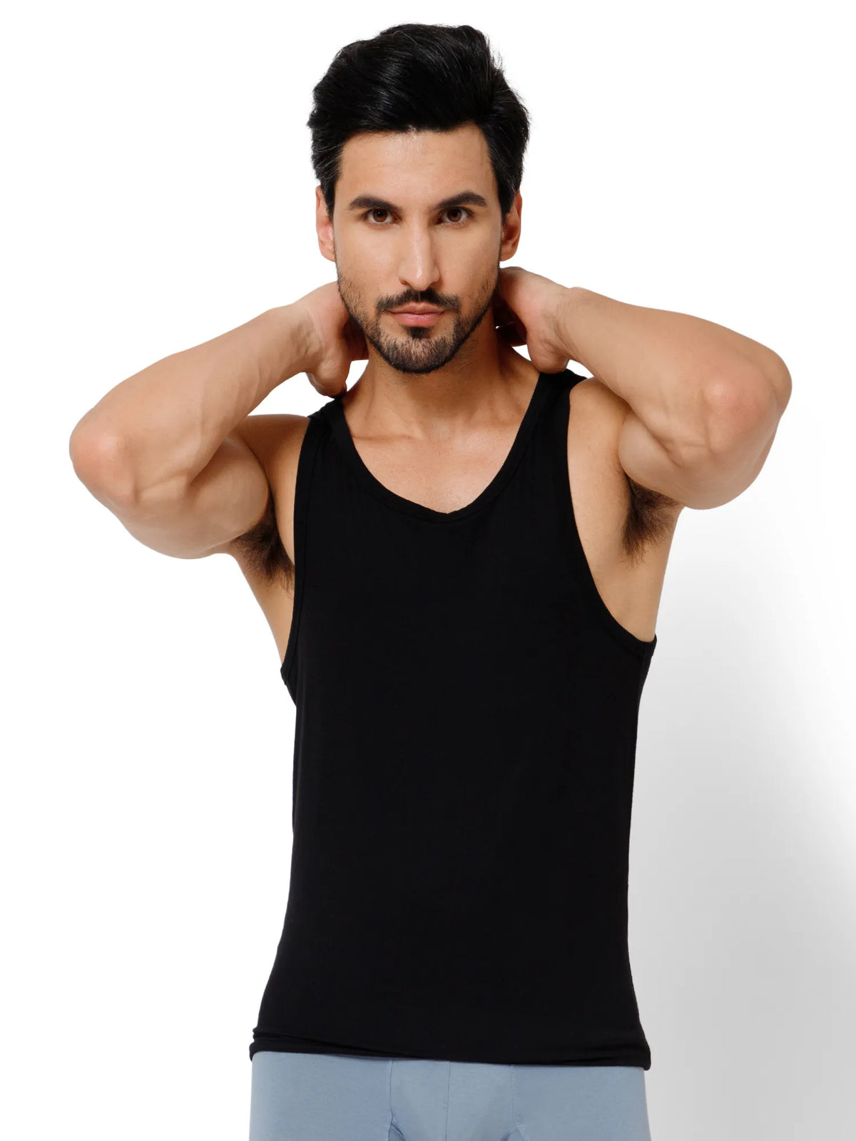 SUPIMA VEST ROUND NECK