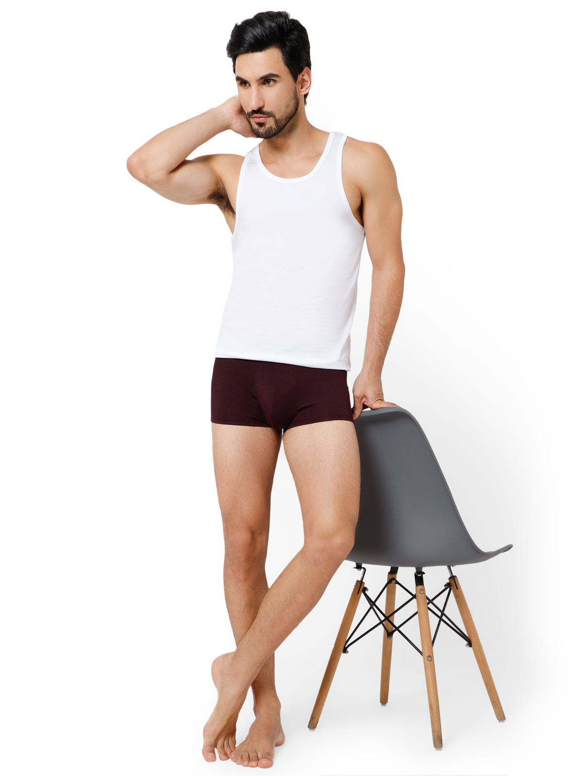 SUPIMA VEST ROUND NECK.